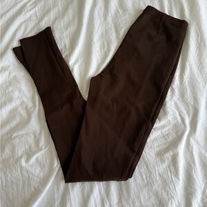 Aritzia Dark Brown Skinny Pants